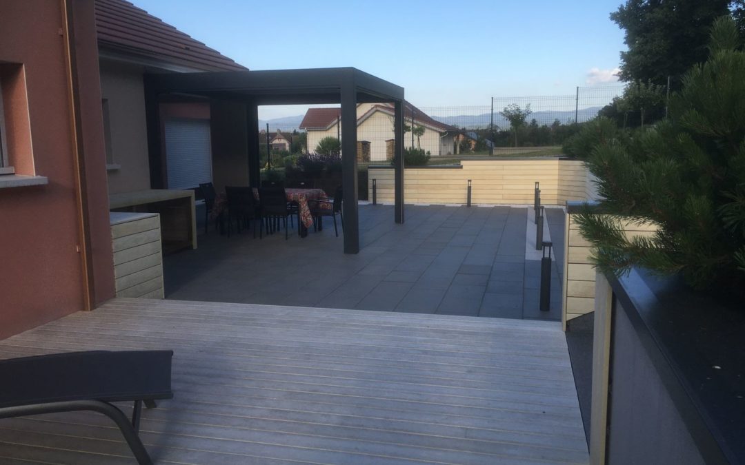 Terrasse et pergola