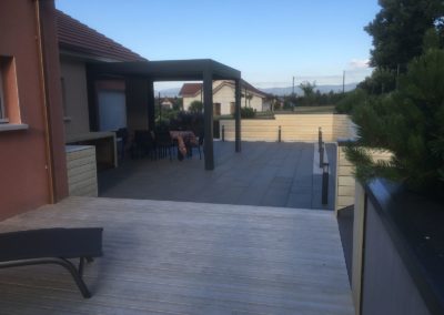 Terrasse et pergola