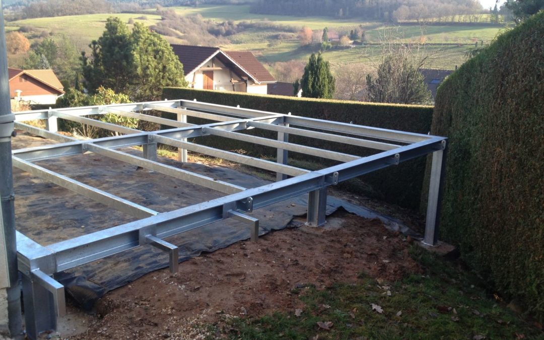 Terrasse sur pilotis