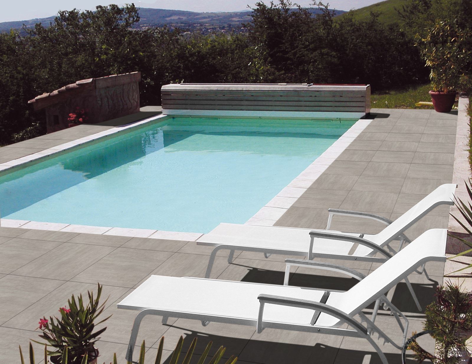 Piscine en Alsace avec Baradel Paysage