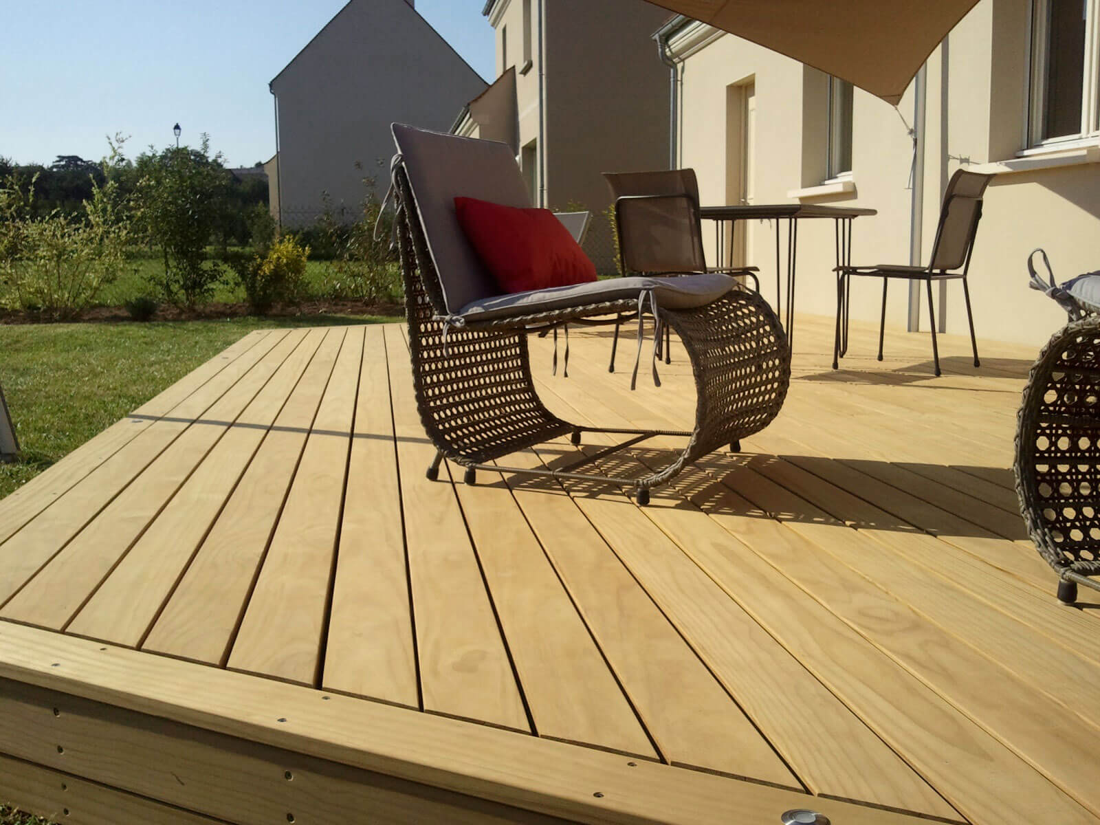Terrasse bois à Gérardmer