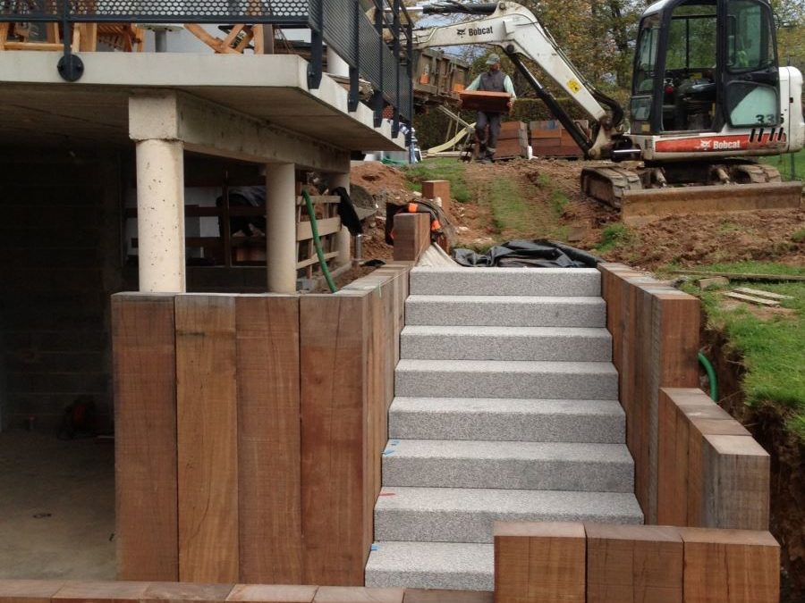 Escalier et bois