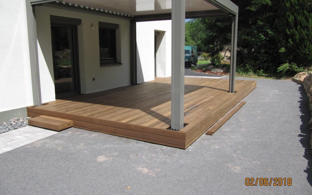 Terrasse avec pergola