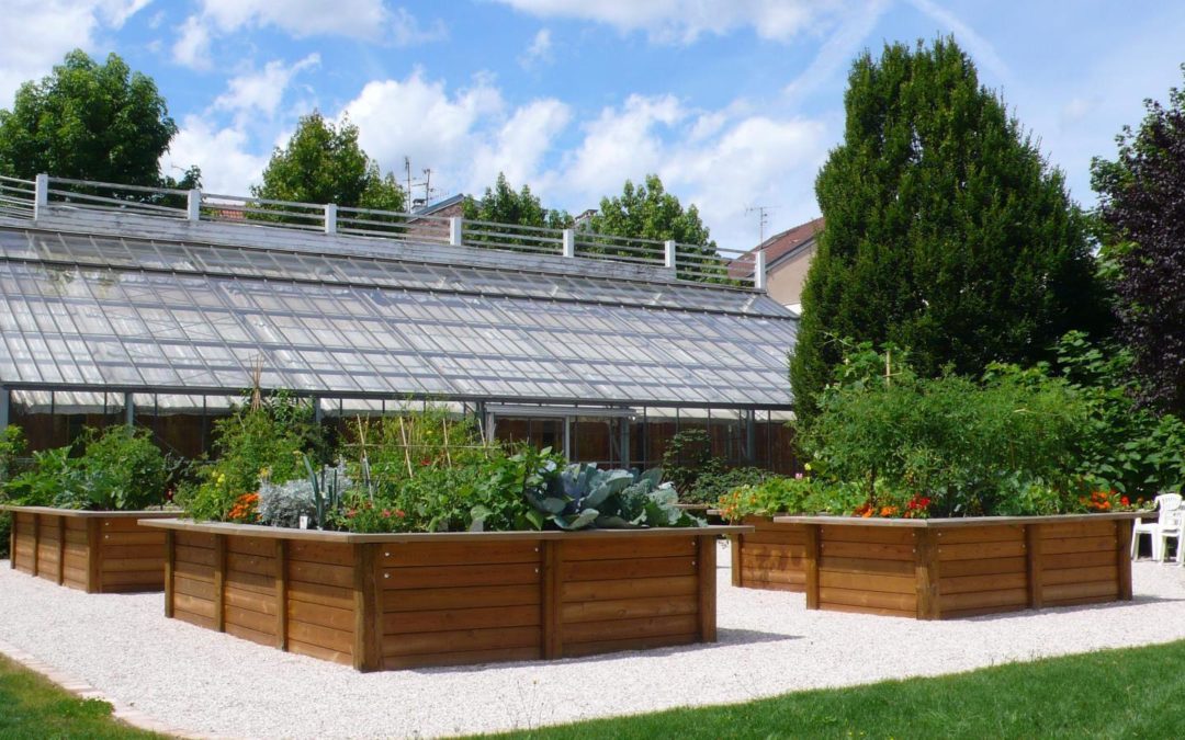 Carré potager surélevé